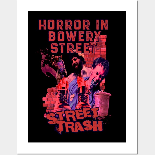 Horror In Bowery Street (Version 2) Wall Art by The Dark Vestiary